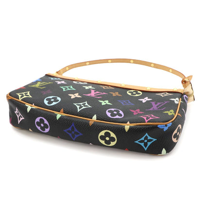 Louis Vuitton Monogram Multi Color Pochette Hand Bag Noir — view 5