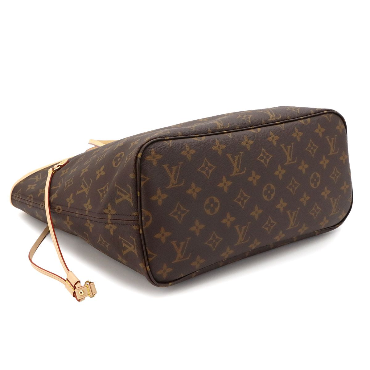 Louis Vuitton Monogram Neverfull MM Tote Brown Rose Beige — view 5