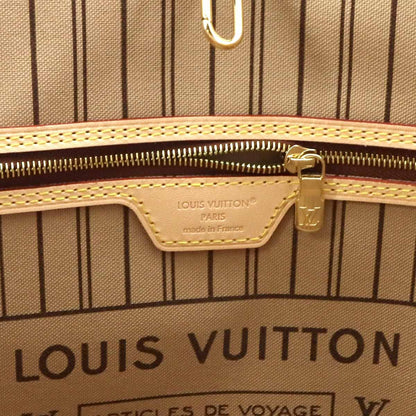 Louis Vuitton Monogram Neverfull MM Tote Brown Rose Beige — view 8