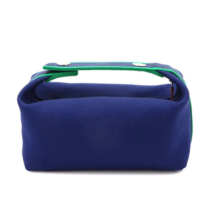 Hermes Bride-a-Brac PM Hand Bag Toilet Ash Blue Marine Green Silver — view 2