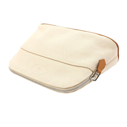 Hermes Bolide Pouch 20 Mini Cotton Canvas Natural Silver — view 6