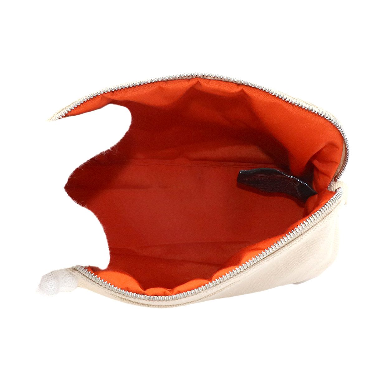 Hermes Bolide Pouch 20 Mini Cotton Canvas Natural Silver — view 7