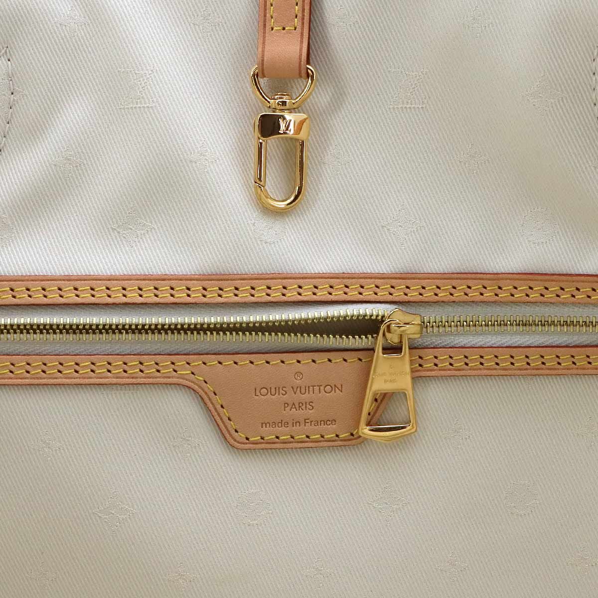 Louis Vuitton Nautical Monogram Jacquard Neverfull MM Tote White — view 8