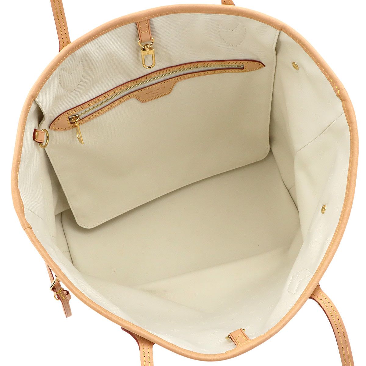 Louis Vuitton Nautical Monogram Jacquard Neverfull MM Tote White — view 7