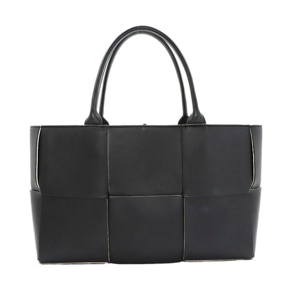 Bottega Veneta Intrecciato Arco Tote Leather Black — view 2