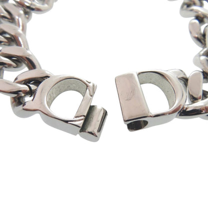 Dior Logo Icon Chain Link Bracelet Metal Silver — view 3