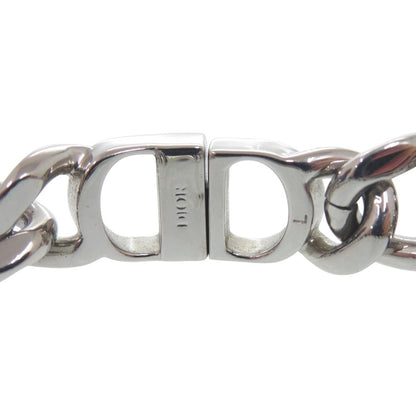 Dior Logo Icon Chain Link Bracelet Metal Silver — view 4