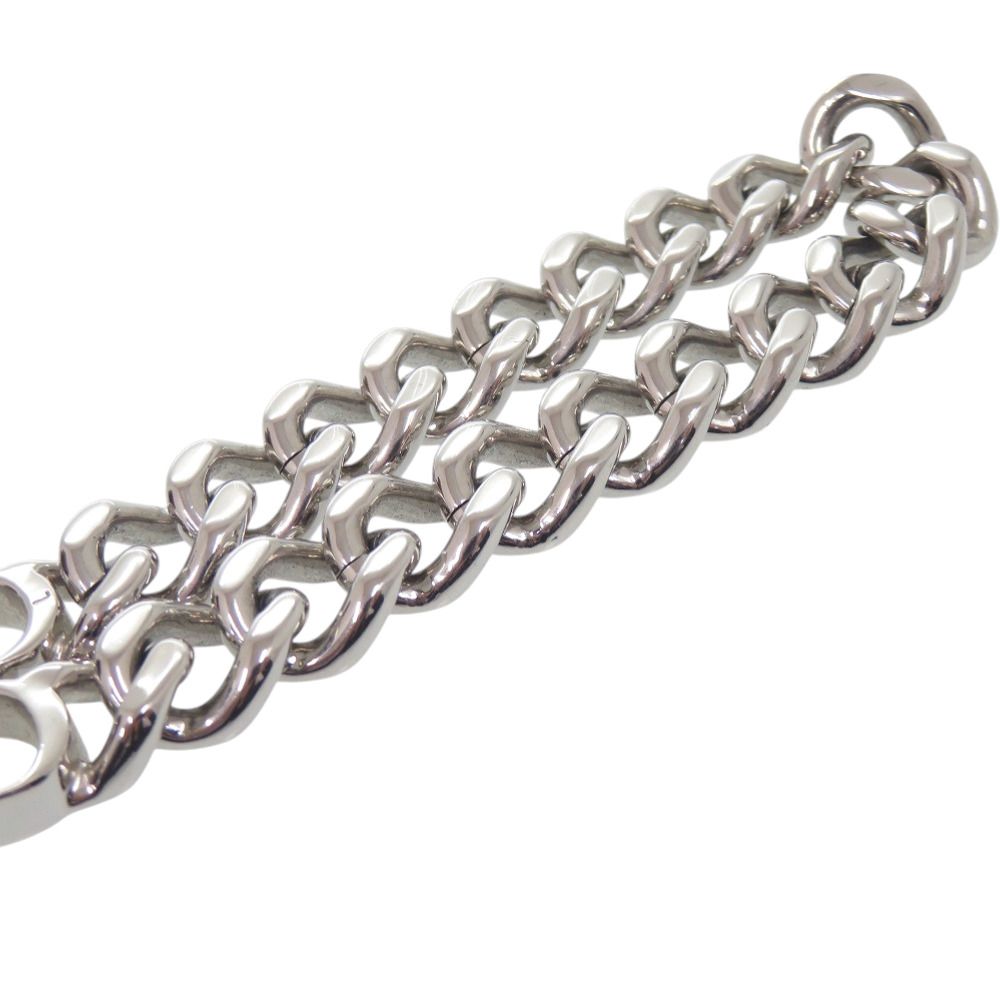 Dior Logo Icon Chain Link Bracelet Metal Silver — view 5