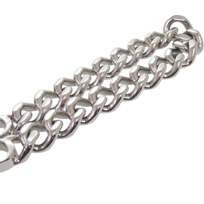 Dior Logo Icon Chain Link Bracelet Metal Silver — view 5