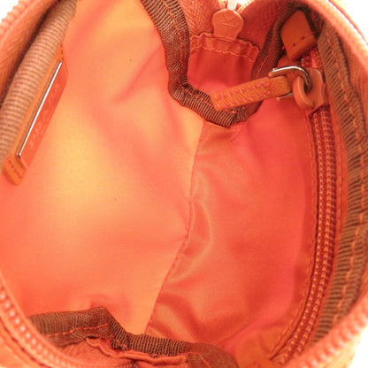 Prada Vera Nylon Papaya Orange Pouch — view 5