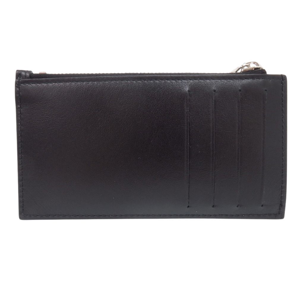 Dior Oblique Galaxy Leather Black Coin Case — view 3