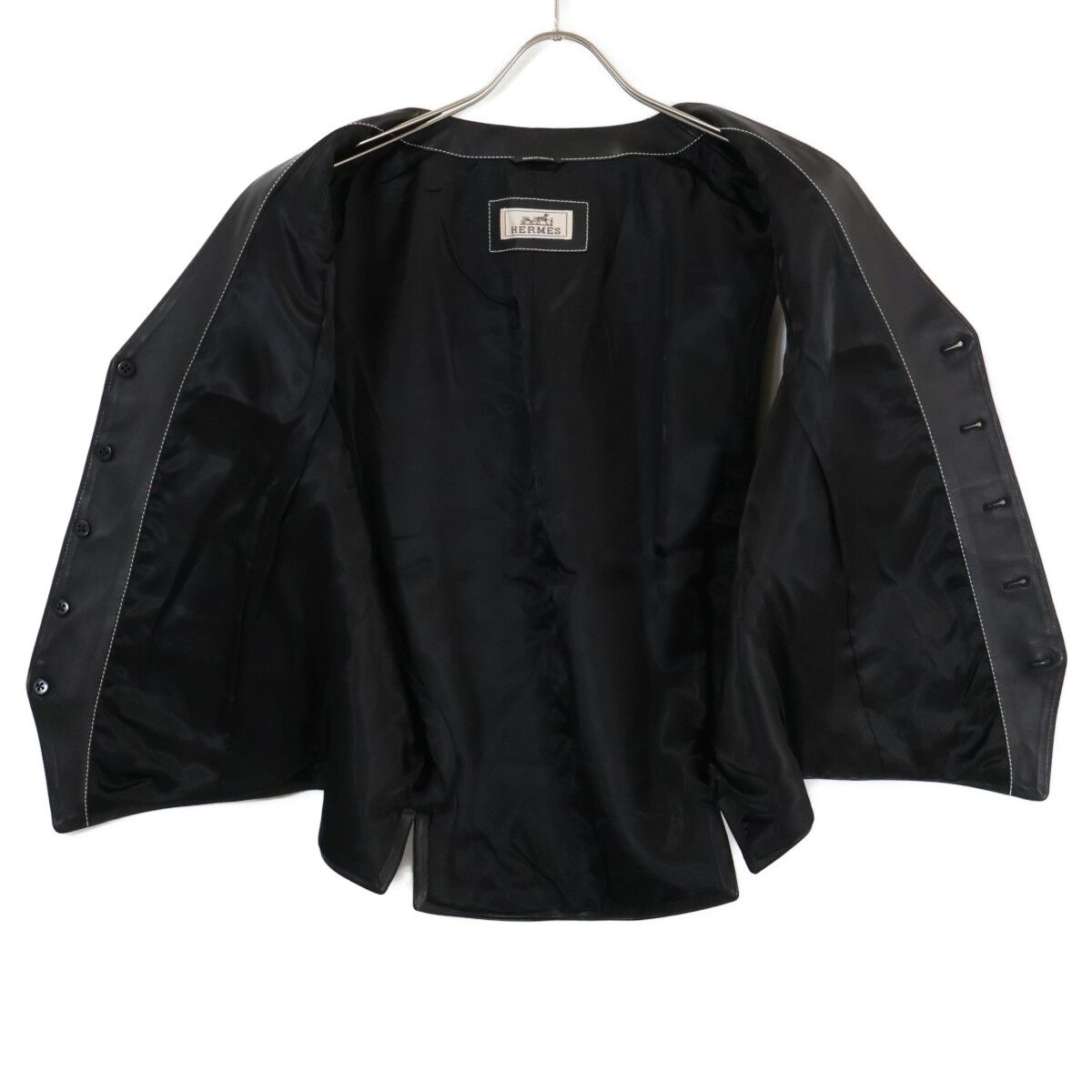 Hermes Lambskin Gilet 56 Vest — view 4
