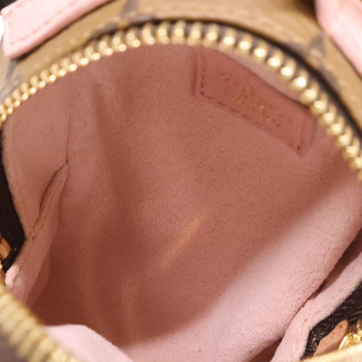 Louis Vuitton Bijou Sac Wild Puppet Monogram Reverse Canvas Mink Bag Charm — view 7
