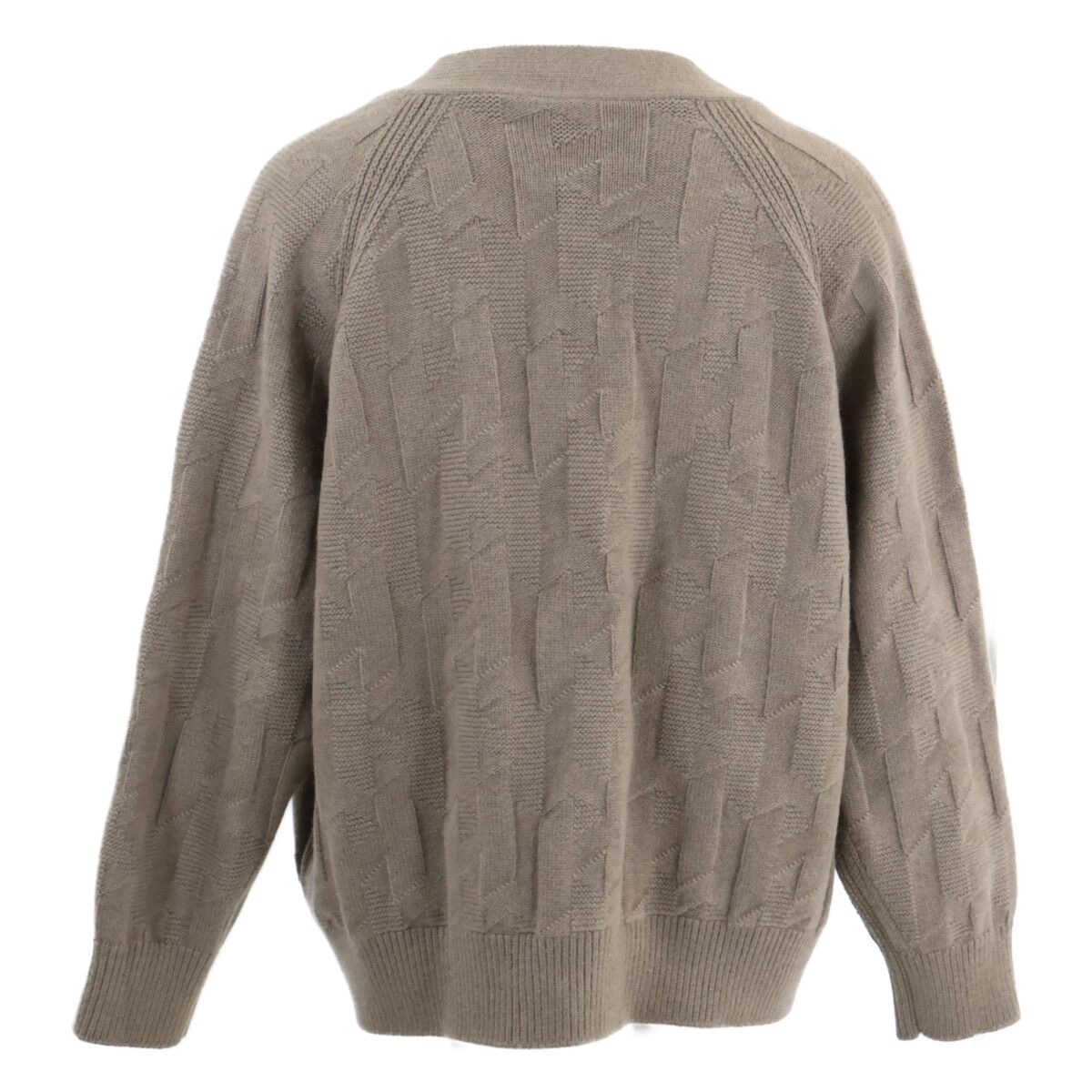 Hermes Carre Jacquard Knit Cardigan 40 — view 2