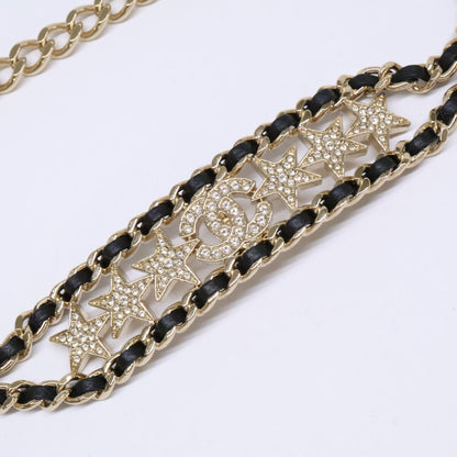 Chanel CC Logo Rhinestone Choker Necklace — view 3