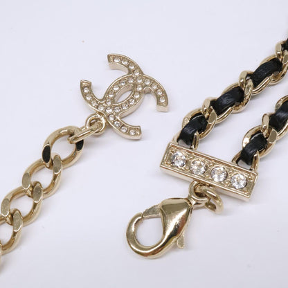 Chanel CC Logo Rhinestone Choker Necklace — view 5