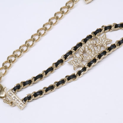 Chanel CC Logo Rhinestone Choker Necklace — view 4