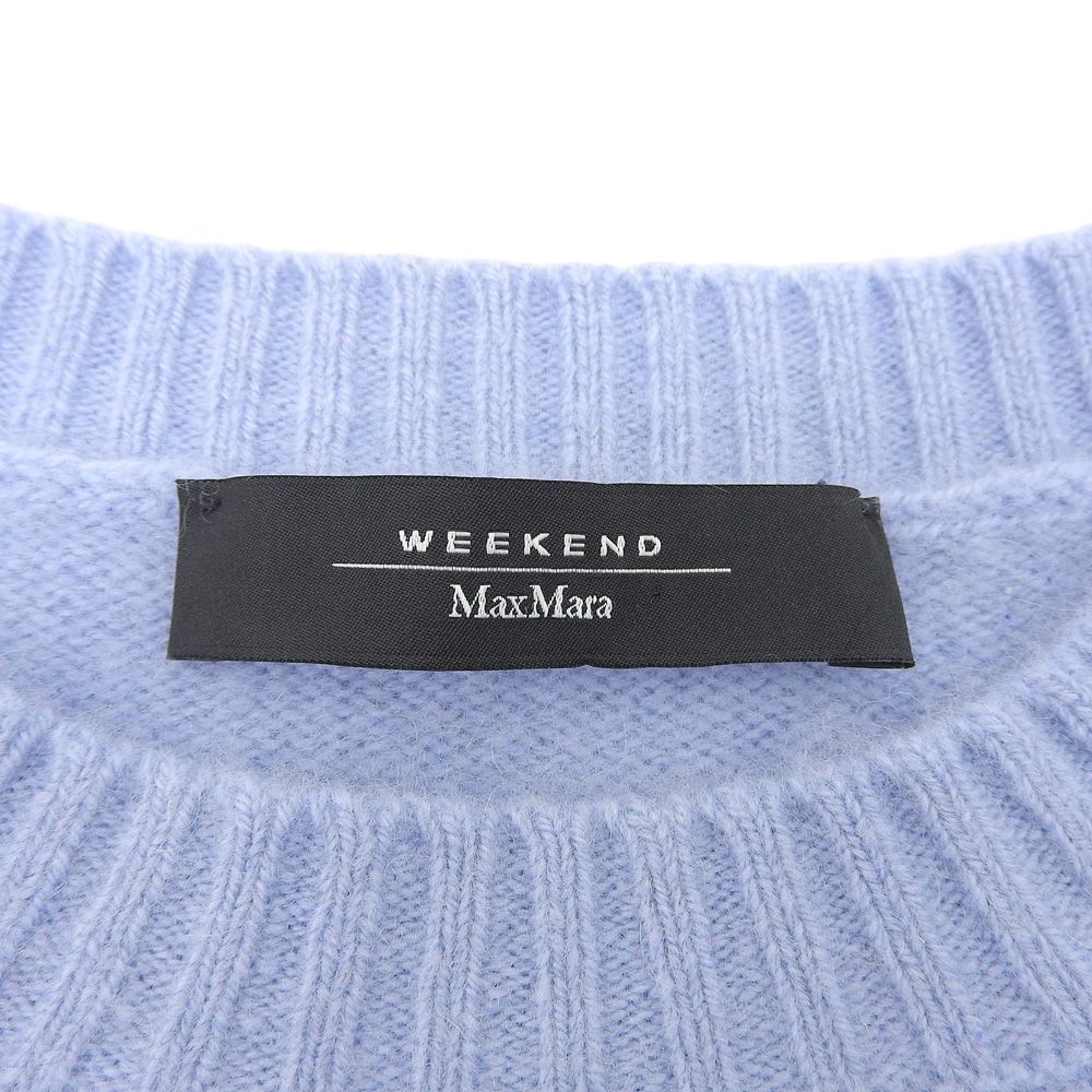 Max Maraweekend Cashmere Knit Top Blue Sweater — view 3