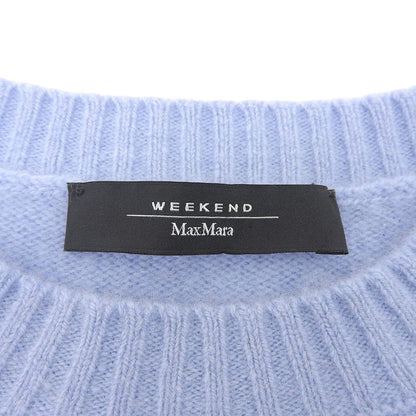 Max Maraweekend Cashmere Knit Top Blue Sweater — view 3