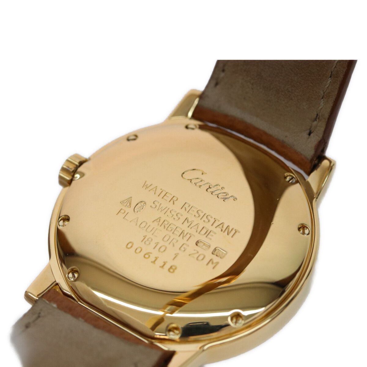 Cartier 925 Must Ducartier Ronde LM Vermeil Small Second Trinity — view 7