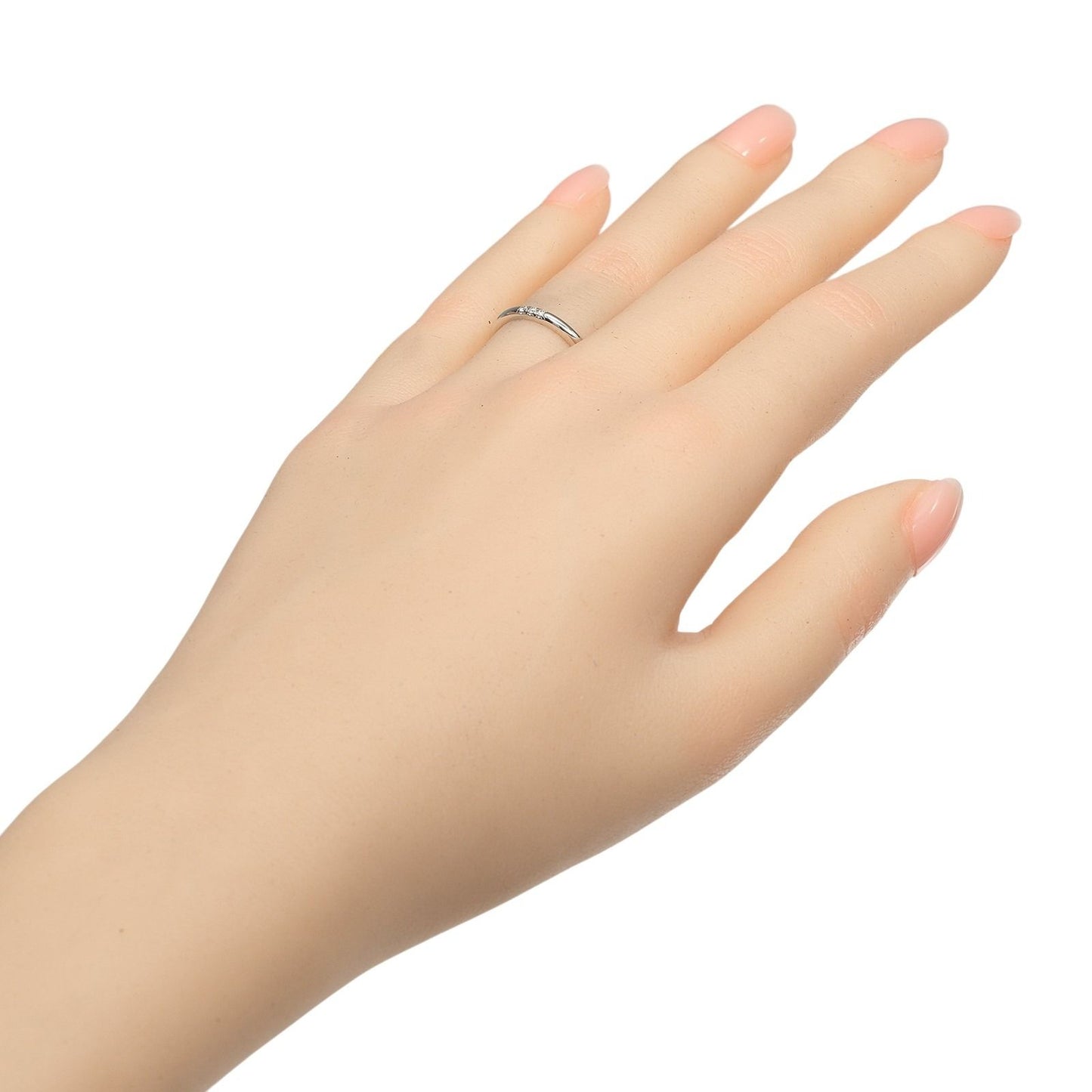 Tiffany & Co Forever Classic Band Platinum Diamond Ring — view 2