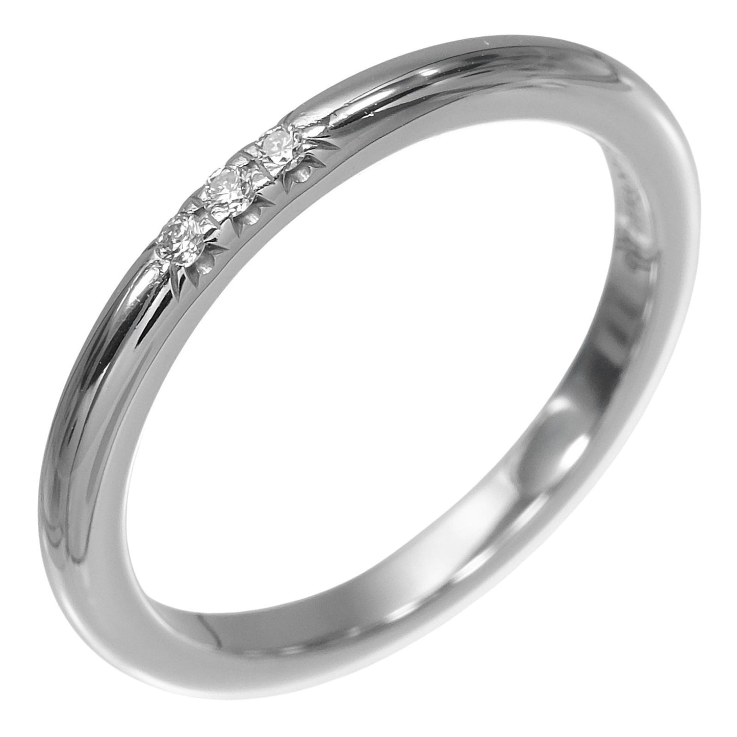 Tiffany & Co Forever Classic Band Platinum Diamond Ring