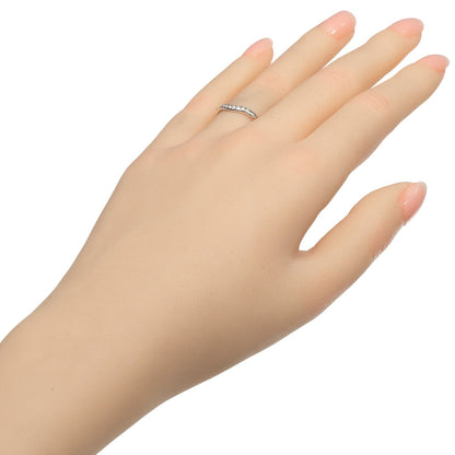 Tiffany & Co Curved Band Platinum Diamond Ring — view 2