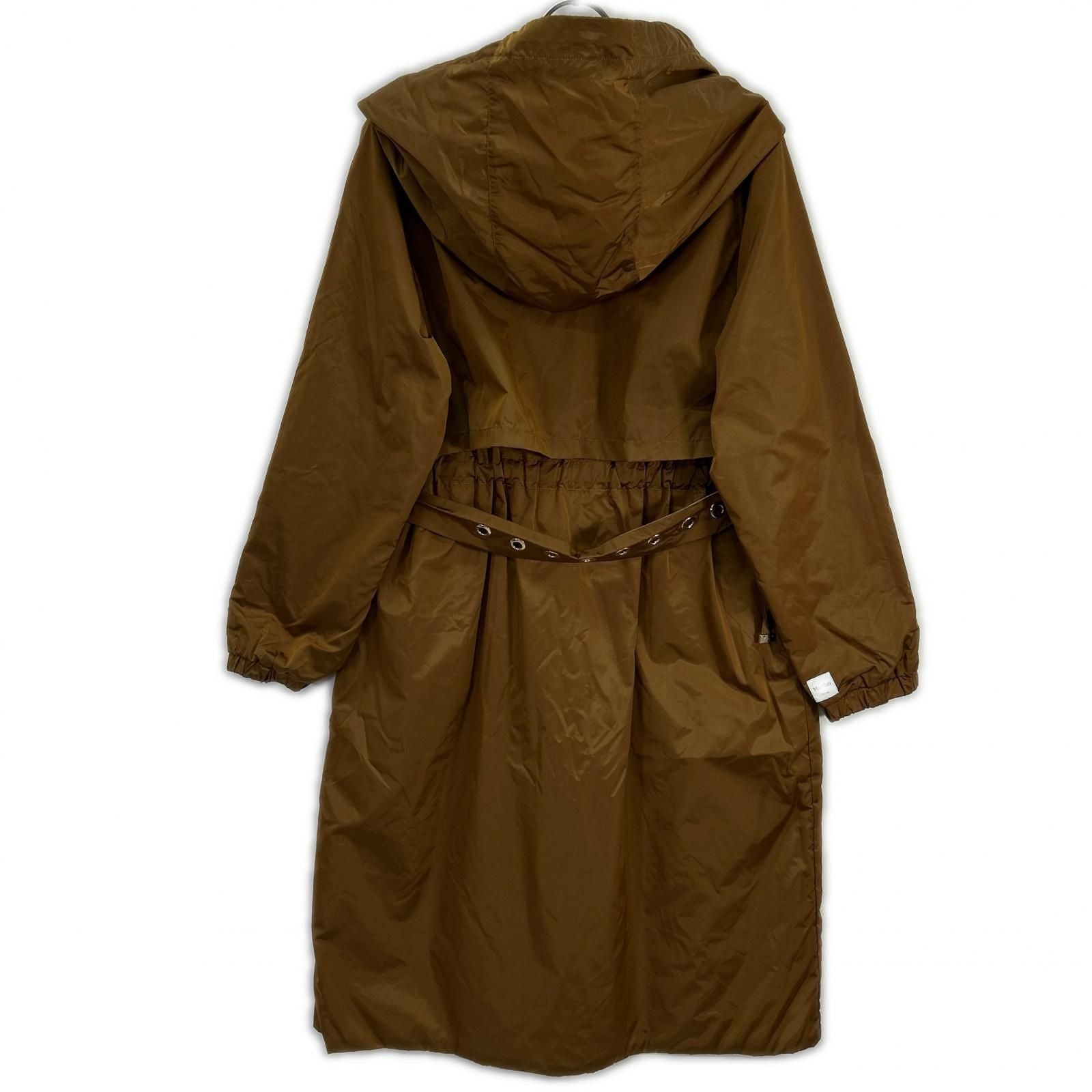 Max Mara Master de Gray Ju Reversible Nylon Hoodie Coat 40 — view 2