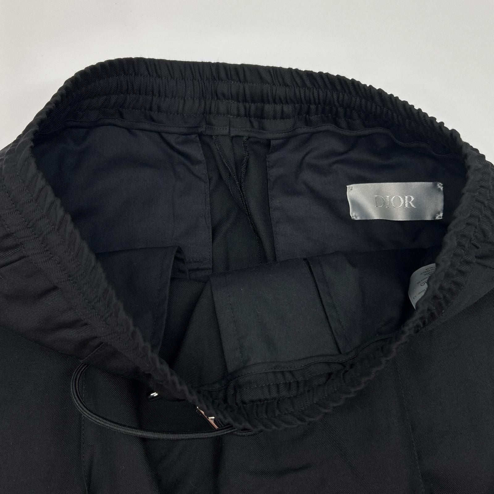 Dior Black Tailored Track Pants 44 — view 6
