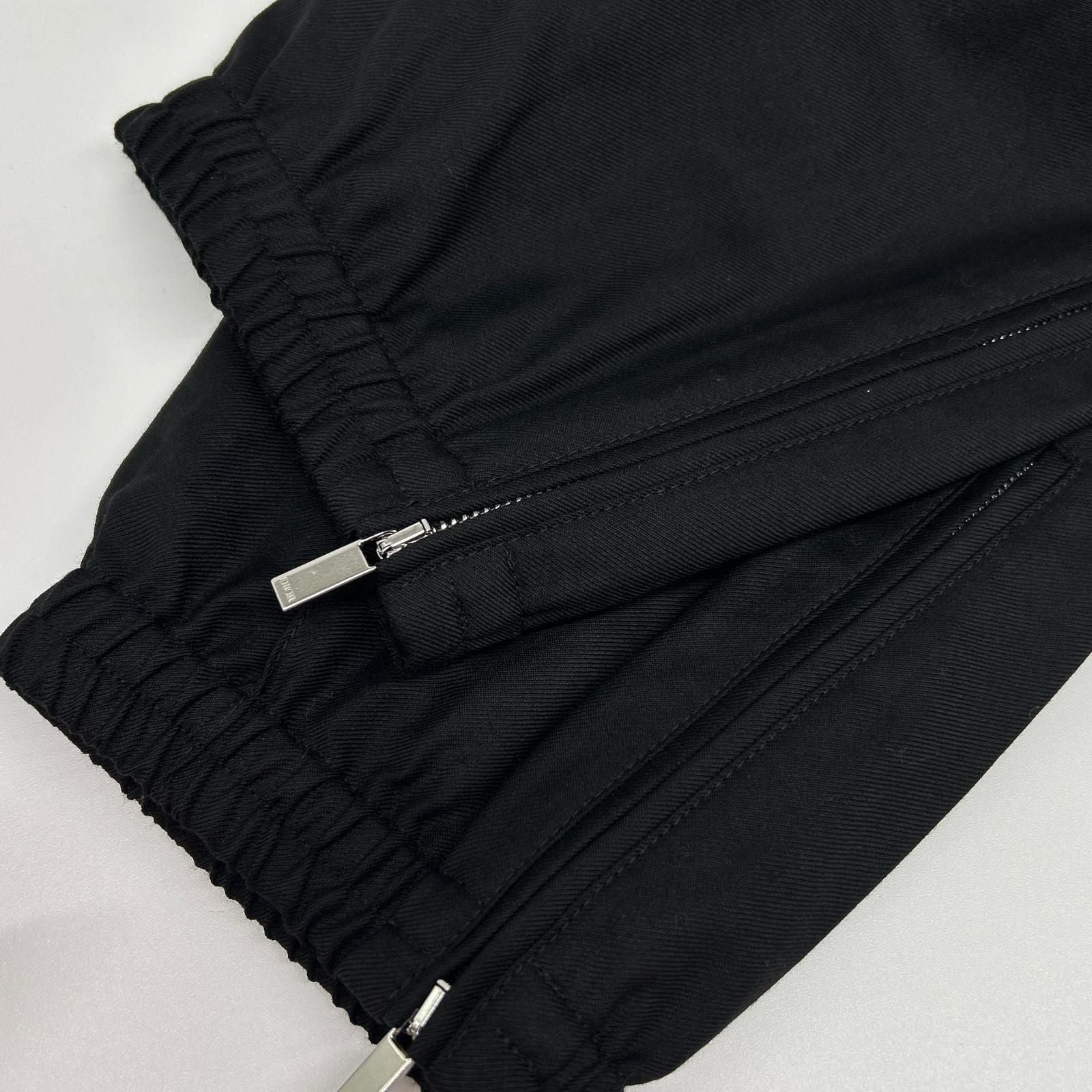 Dior Black Tailored Track Pants 44 — view 7