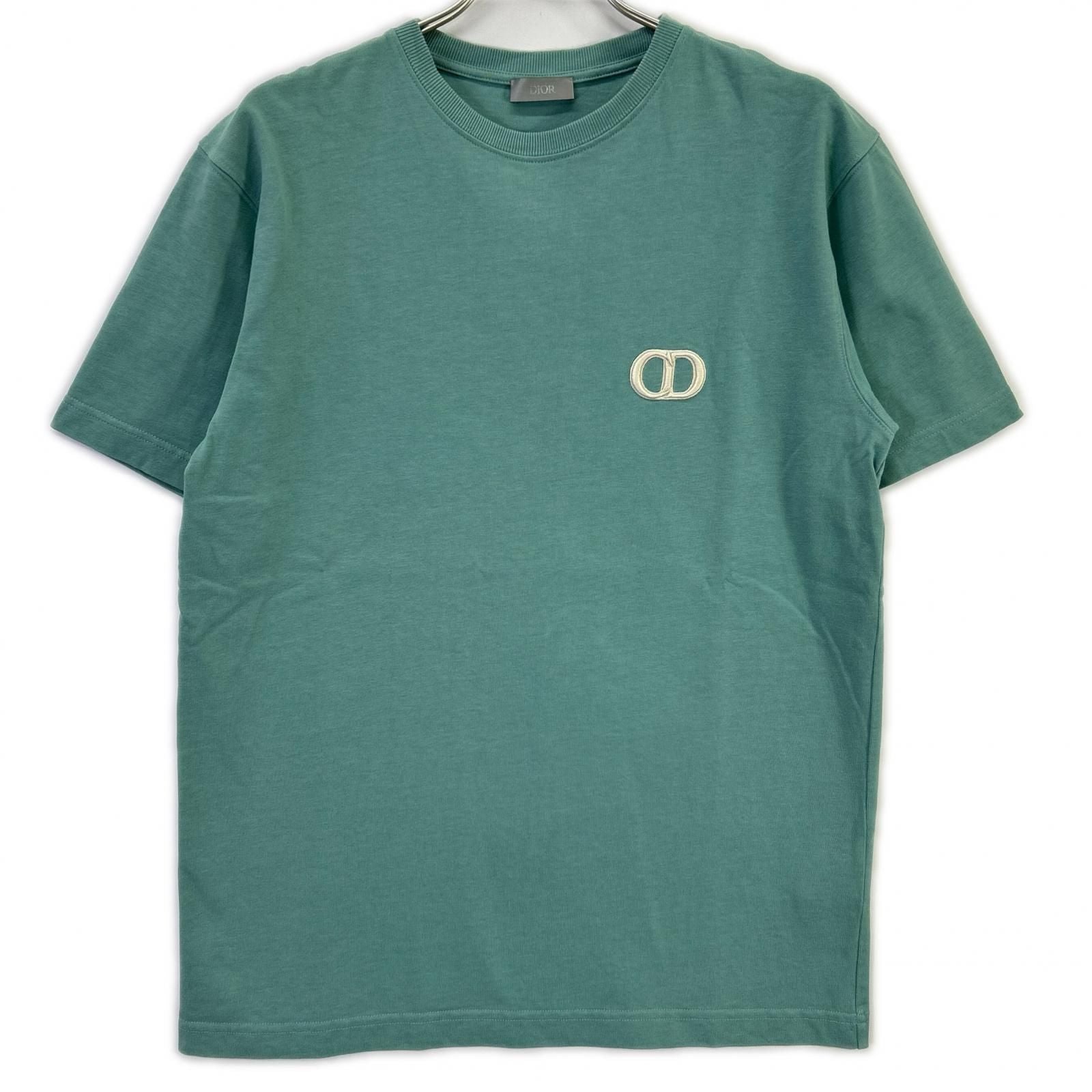 Dior Green CD Logo Cotton T-Shirt