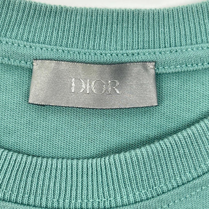 Dior Green CD Logo Cotton T-Shirt — view 3