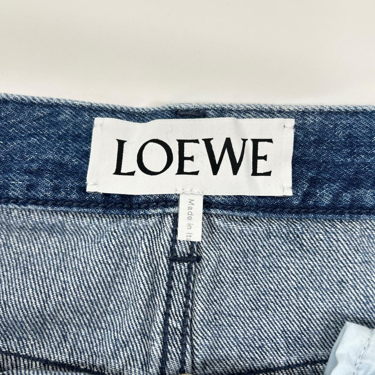 Loewe Blue Gradient Denim Pants 50 — view 4
