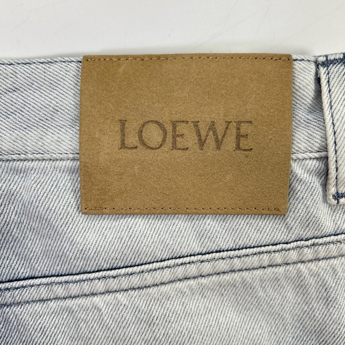 Loewe Blue Gradient Denim Pants 50 — view 3