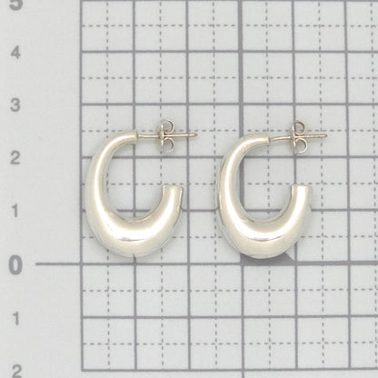 Tiffany & Co Half Hoop Earrings Sterling Silver — view 9