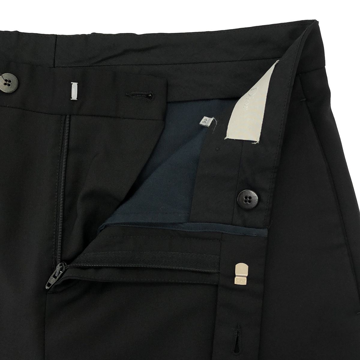 Dior Homme Wool Trousers Pants Black 46 — view 4
