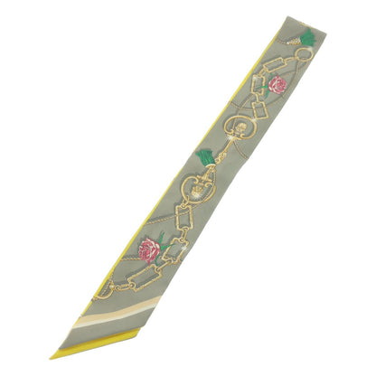Hermes Tsuiri Scarf SE la Fet Yellow — view 2