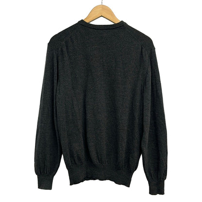 Fendi Long Sleeve Sweater 50 M Dark Gray Crew Neck Uomo — view 2