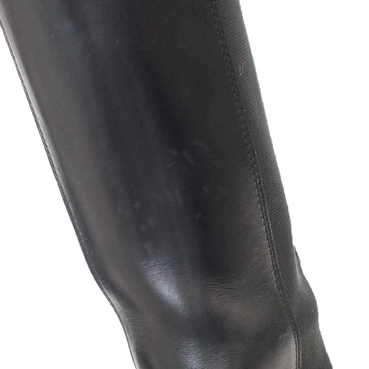 Bottega Veneta Lug Boots Long Black — view 7