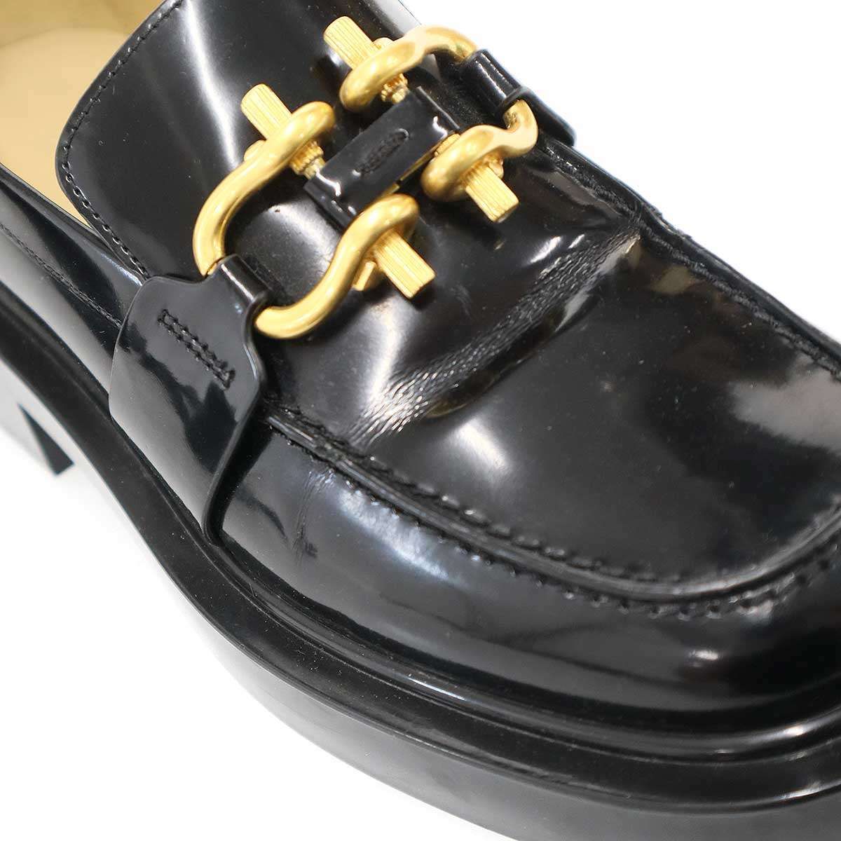 Bottega Veneta Monsieur Chunky Loafers Black — view 8