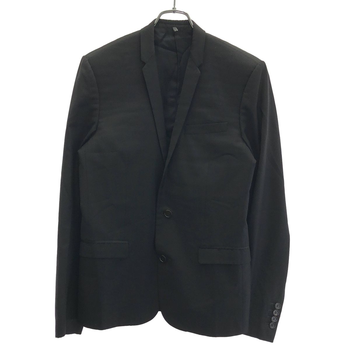Dior Homme by Kris Van Assche Narrow Lapel Tailored Jacket Black 46