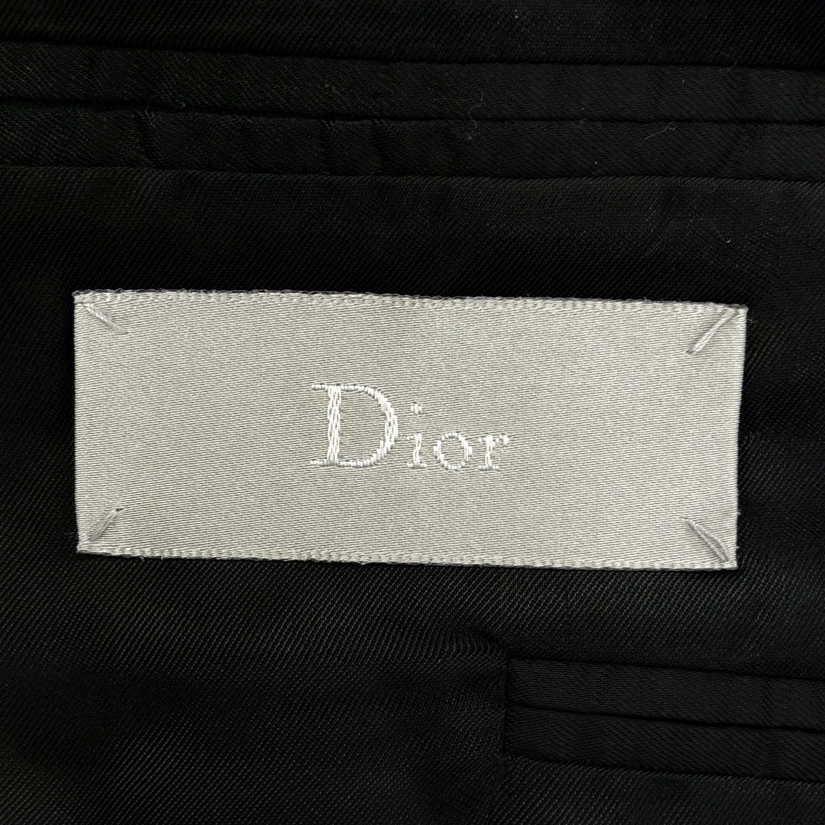 Dior Homme by Kris Van Assche Narrow Lapel Tailored Jacket Black 46 — view 3