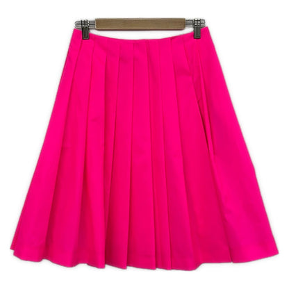 Prada Wrap Skirt 38 S Pink Knee Length Pleats