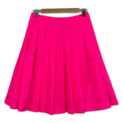 Prada Wrap Skirt 38 S Pink Knee Length Pleats — view 2