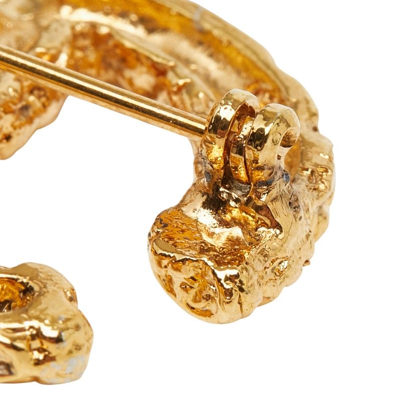 Chanel CC Logo Brooch 03 Gold Plated — view 4