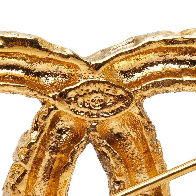 Chanel CC Logo Brooch 03 Gold Plated — view 5
