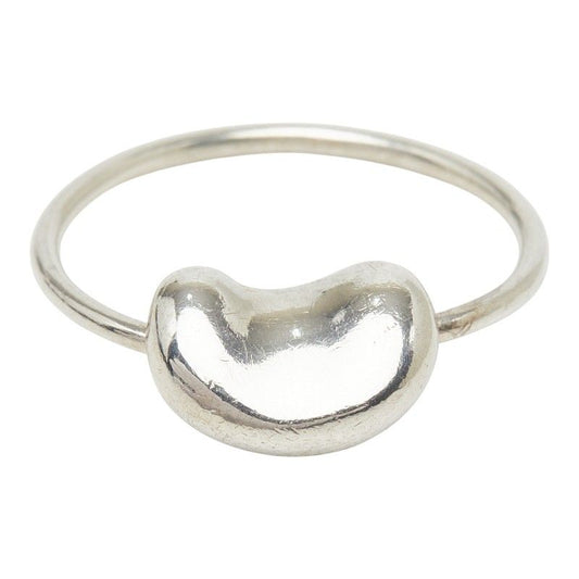 Tiffany & Co Elsa Peretti Bean Motif Ring Silver