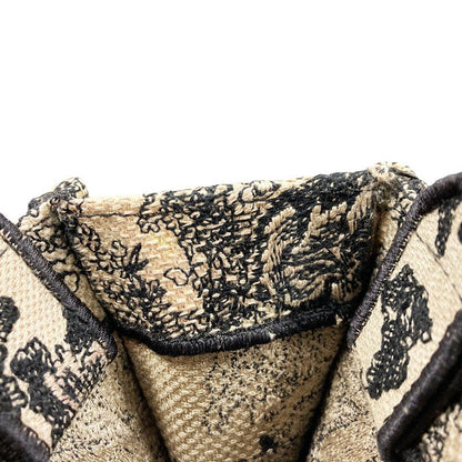 Dior Book Tote Mini Shoulder Bag Phone 2-Way Beige Canvas — view 9