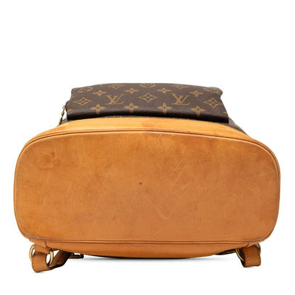 Louis Vuitton Monogram Montsouris GM Backpack Drawstring Brown Leather — view 3
