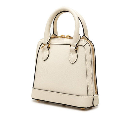 Gucci Adidas Horsebit 2-Way Shoulder Bag White Black Leather — view 2